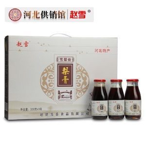赵雪雪梨膏330克*3罐礼盒装手工制作雪花梨熬制秋梨膏河北特产