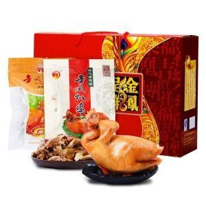 金凤扒鸡 金凤呈祥礼盒600g*2只装 中华老字号 河北石家庄特产