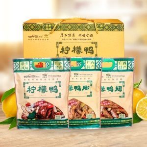 广西特产南宁滋韵阁柠檬鸭肉鸭翅鸭脚礼盒装1950克商务送礼品包邮