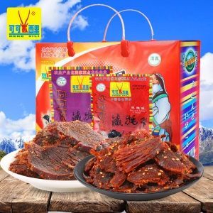 【牦牛肉干礼盒E】可可西里牦牛肉干400gx2 青海西藏特产礼品