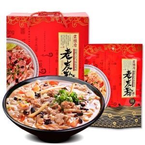 【现货8包礼盒装云桂香老友粉】韩太南宁广西特产微辣酸辣扁米粉
