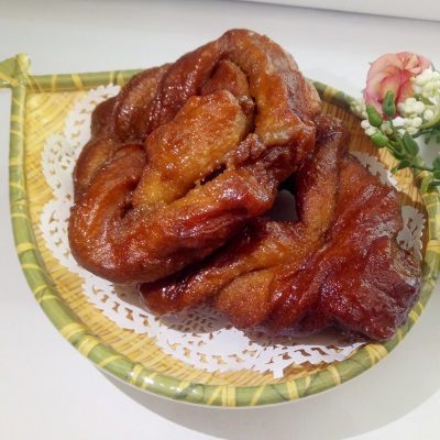 巴盟糖麻叶内蒙河套特产纯手工传统面食糕点甜品零食1份5个包邮