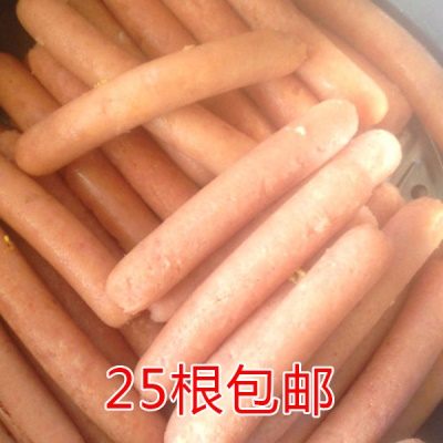 东北特产自灌肉肠勃利老田热面专用肉肠 现做现卖肉肠猪肉肠香肠