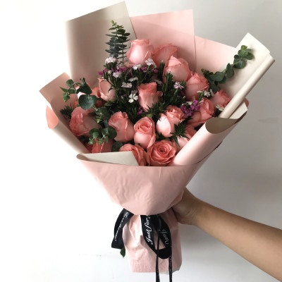 19支粉玫瑰