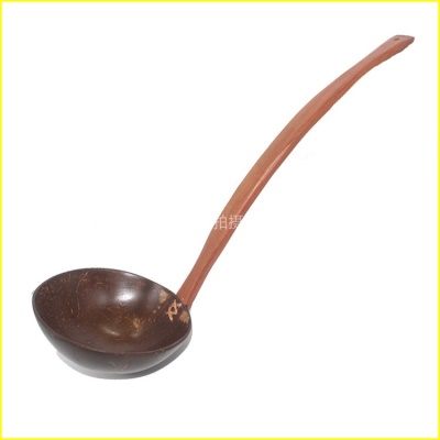 长柄椰壳大汤勺( 宽11-12cm)