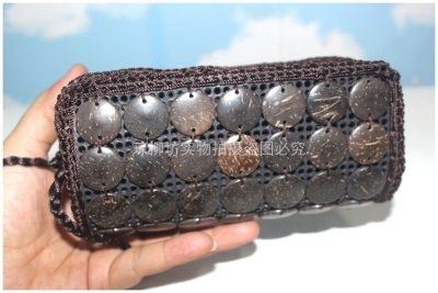 7排咖啡色手拿包