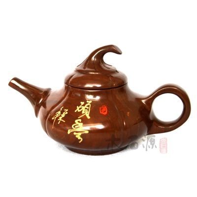 木鱼石手工茶壶