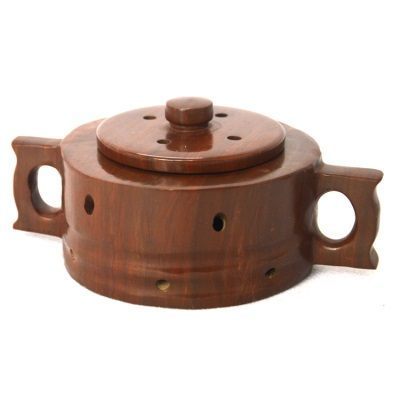 天然木鱼石全手工艾灸炉