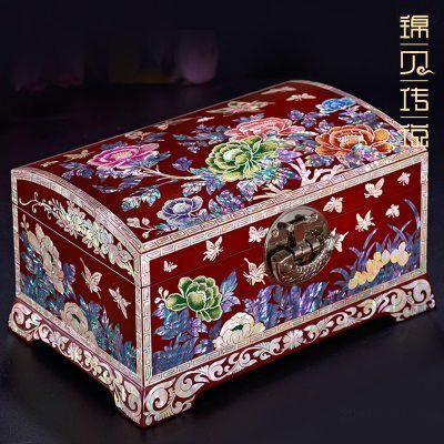 D-006中款带锁珠宝手镯饰品盒