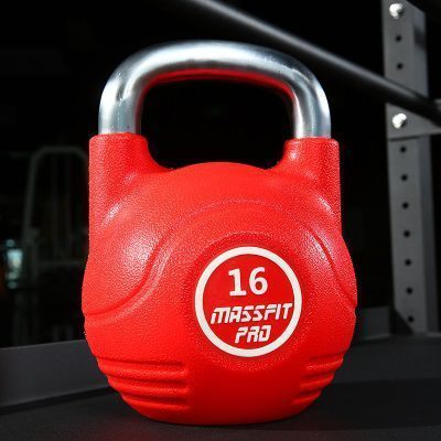 红色PU壶铃16KG单只
