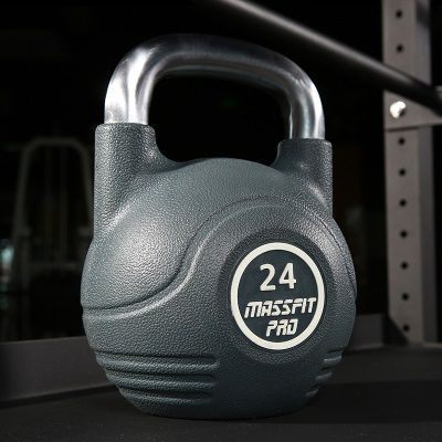 灰色PU壶铃24KG单只