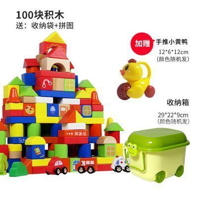 100粒积木+收纳箱