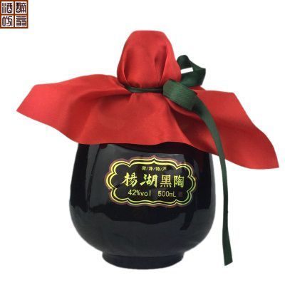 菏泽杨湖黑陶白酒42度500ml