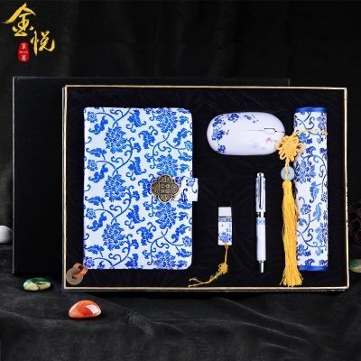 云锦笔记本五件套套装