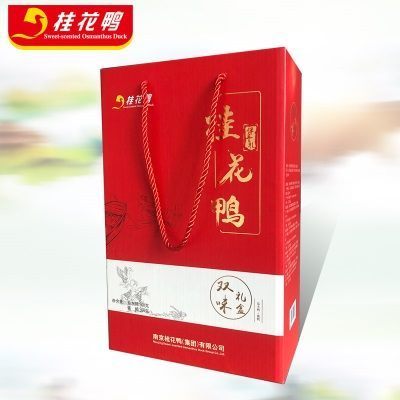 桂花鸭万家福双味礼500g