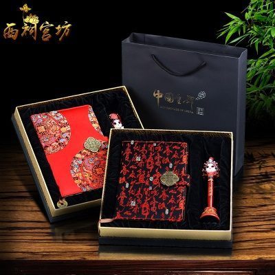 南京特产云锦北京剧脸谱笔