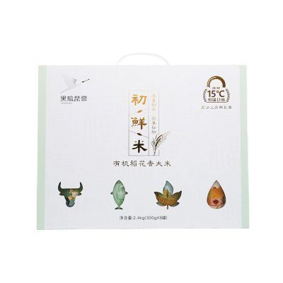 深粮多喜黑脸琵鹭初鲜米礼盒2.4kg