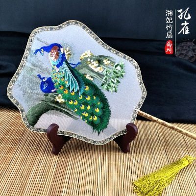 孔雀湘妃扇