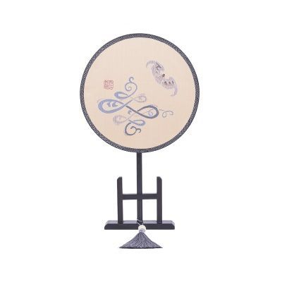 福语华年蜀锦团扇