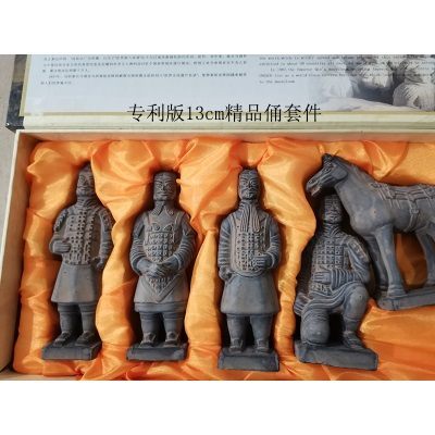 专利版全新13cm精品泥俑陶俑套件