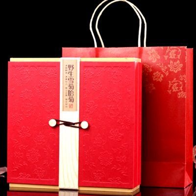 昆仑雪菊胎菊礼盒装 新疆特产高寒野生f菊雪胎菊花茶200克